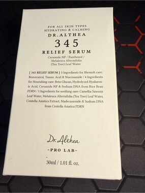 Dr. Althea 345 Relief Serum - Hydrating & Calming 30ml